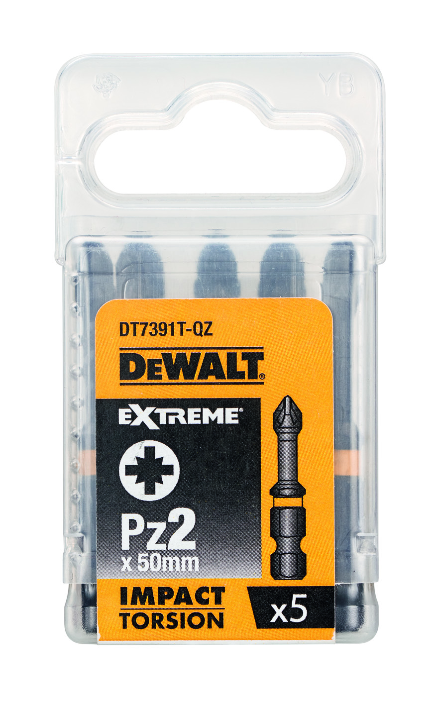 dewalt Ruuvauskärki dewalt pz2 50mm 5kpl flextorq