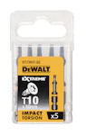 TORSION BIT DEWALT T10 50MM 5PCS