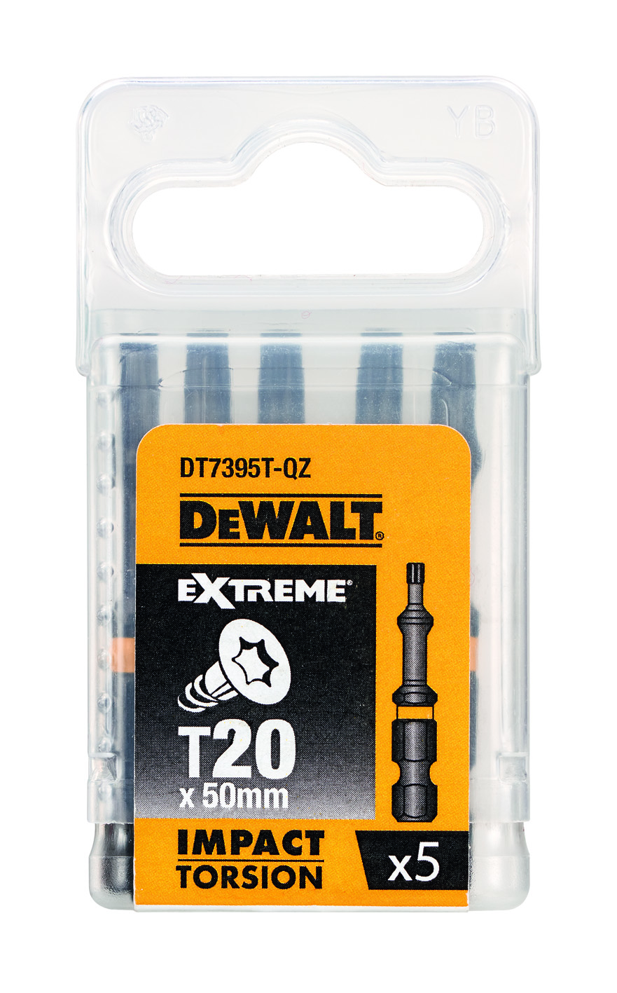 dewalt Ruuvauskärki dewalt t20 50mm 5kpl flextorq