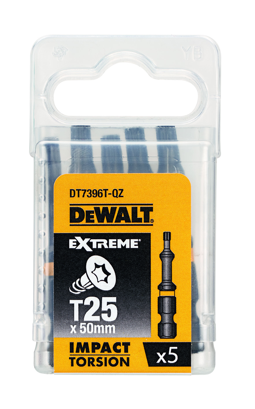 TORSION BIT DEWALT T25 50MM 5PCS