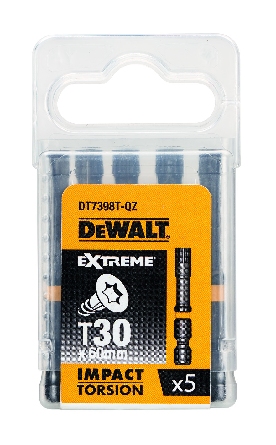 TORSION BIT DEWALT T30 50MM 5PCS