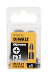 RUUVAUSKÄRKI DEWALT PH1 25MM 5KPL FLEXTORQ