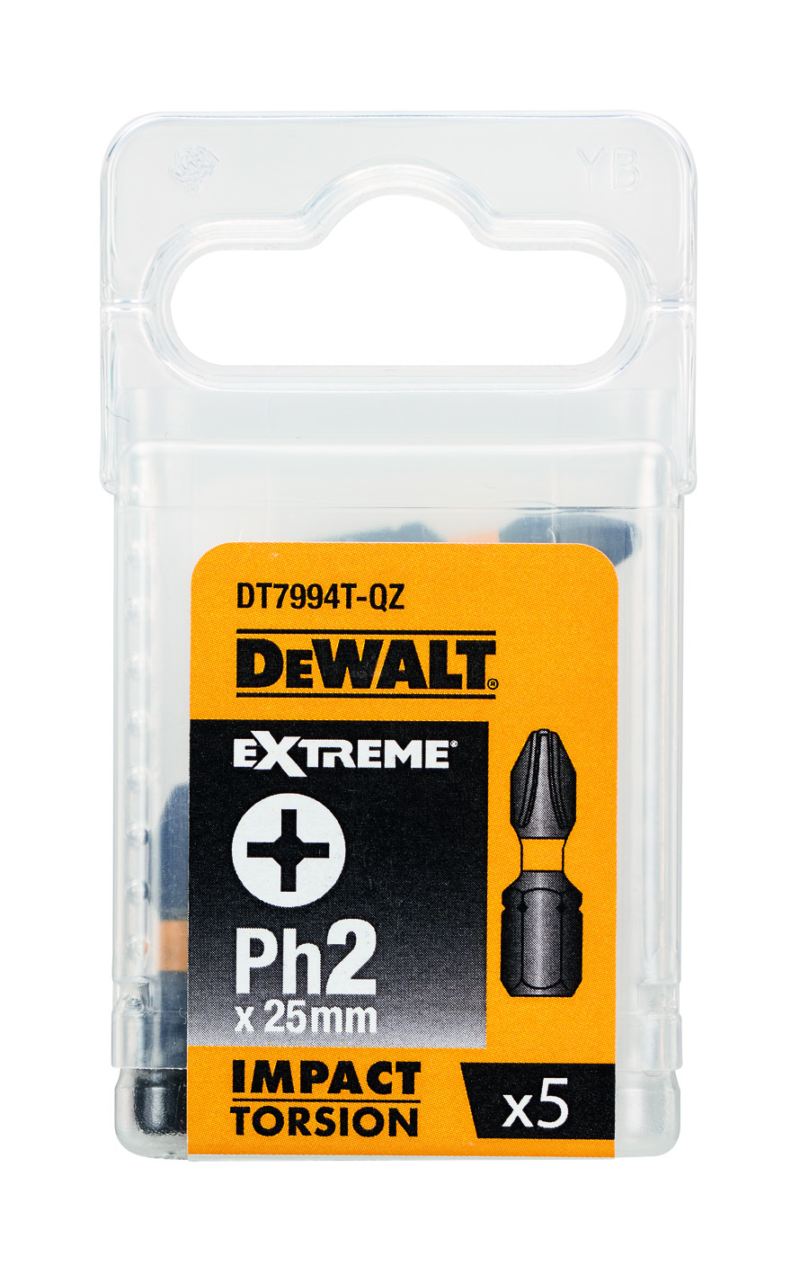 RUUVAUSKÄRKI DEWALT PH2 25MM 5KPL FLEXTORQ