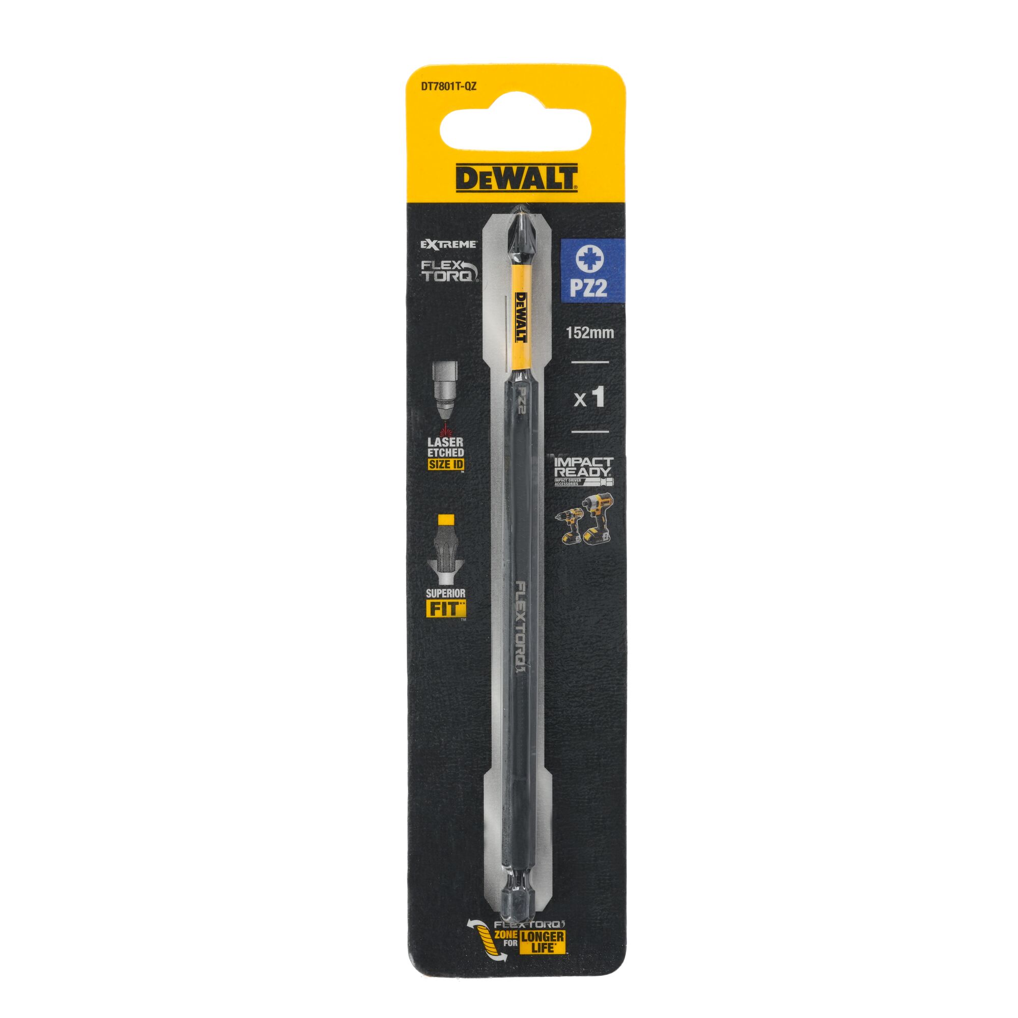 dewalt Torsion bit dewalt flextorq pz2 152mm 1pcs