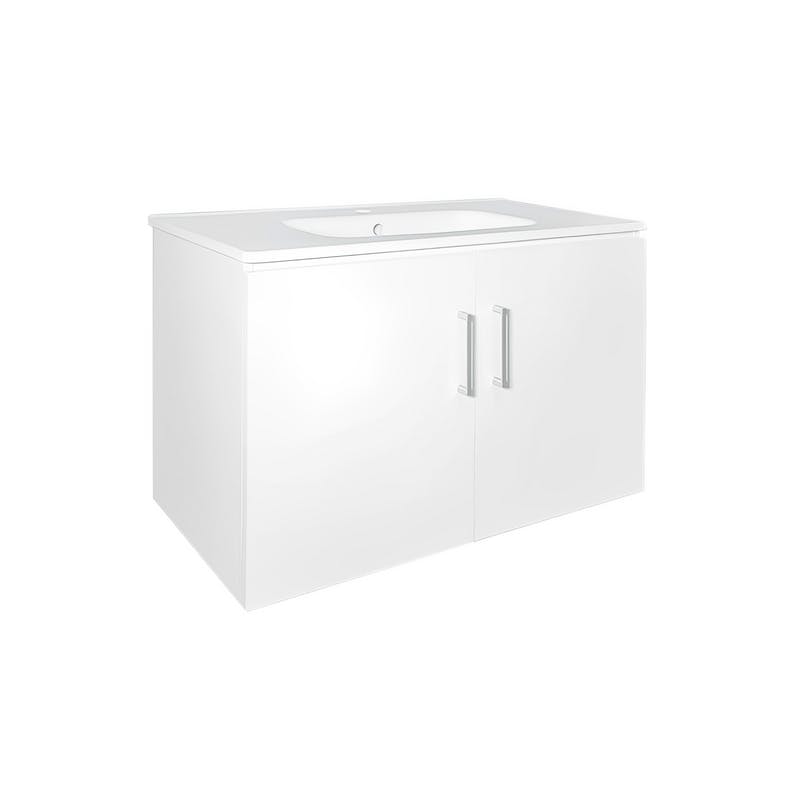 BASIN CABINET VIILU WITH DOORS 80X39X50CM WHITE