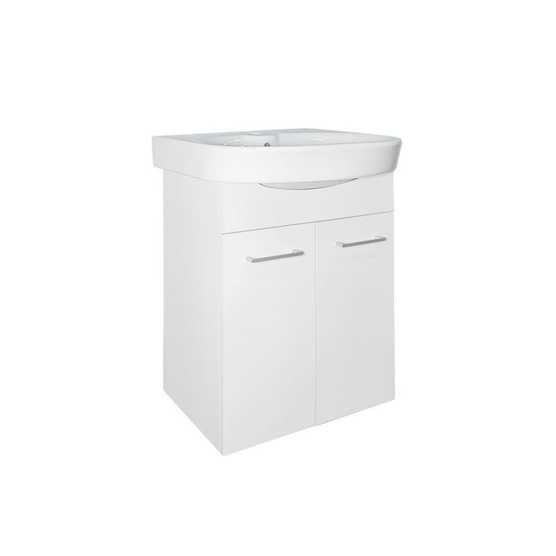 BASIN CABINET VIILU WITH DOORS 50X31,5X62CM WHITE