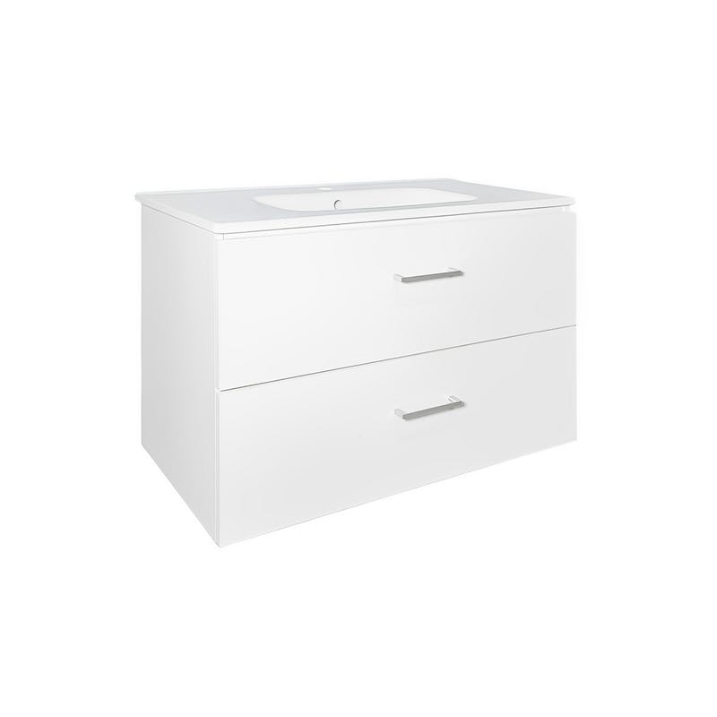 BASIN CABINET VIILU DRAWERS 80X39X50CM WHITE