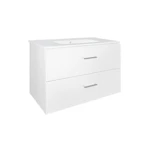 BASIN CABINET VIILU DRAWERS 80X39X50CM WHITE