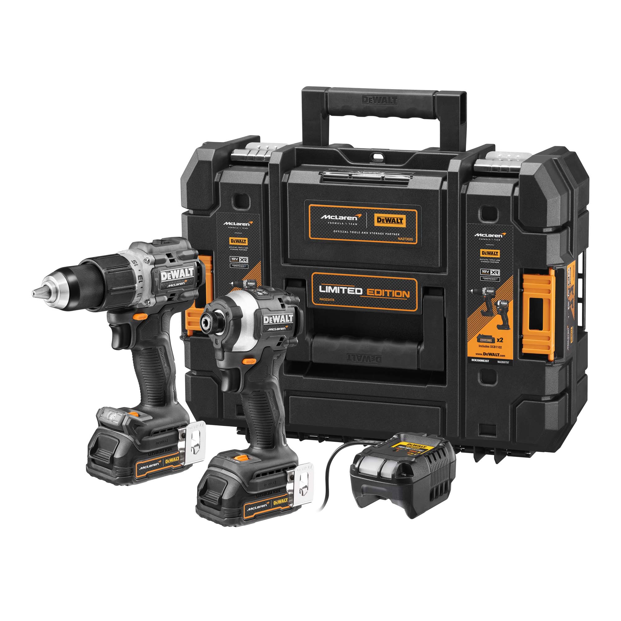 MASKINKIT DEWALT MCLAREN DCK200MP2T 18V XR 5,0AH PS