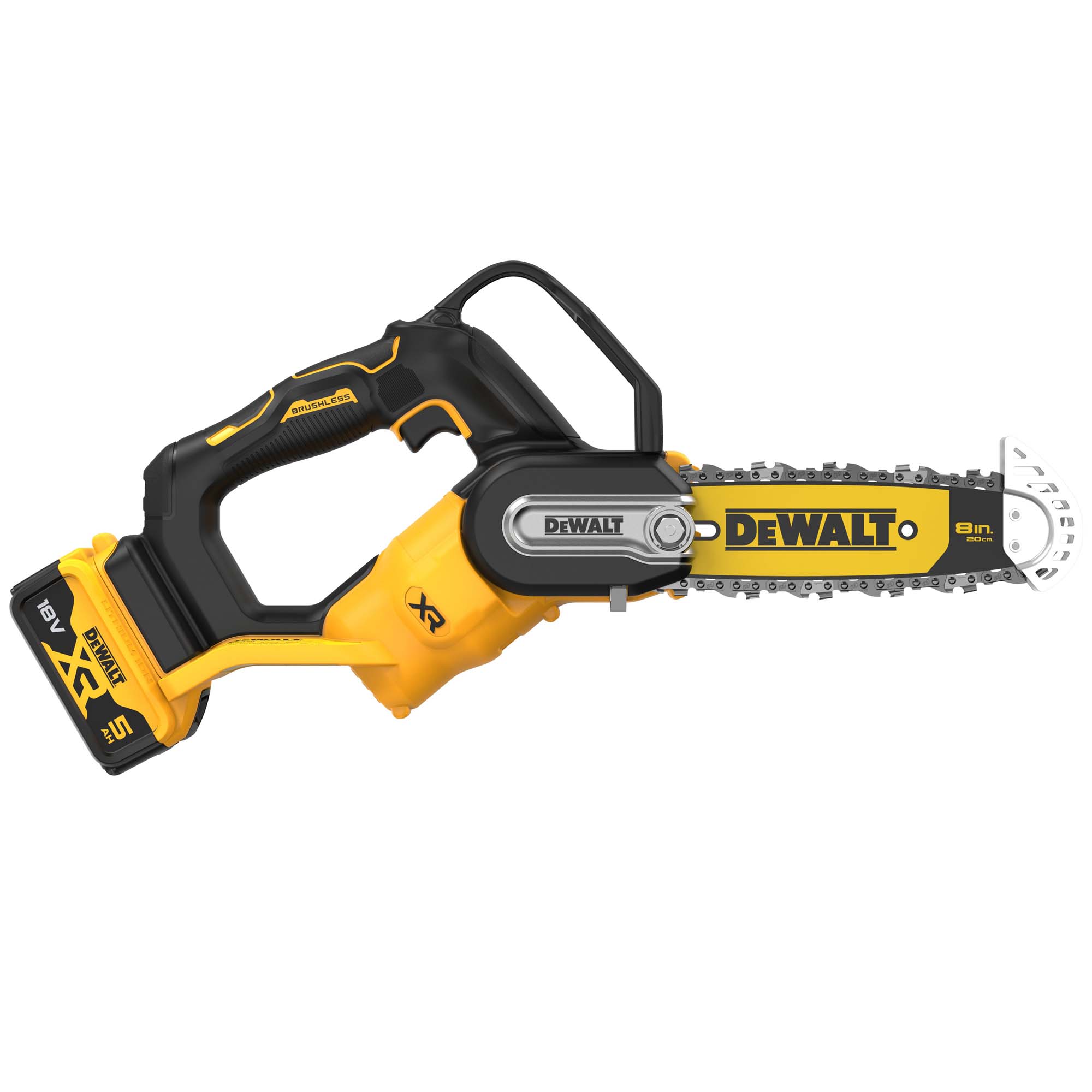 dewalt Bat. pruning saw dewalt 18v 1x5,0ah 20cm
