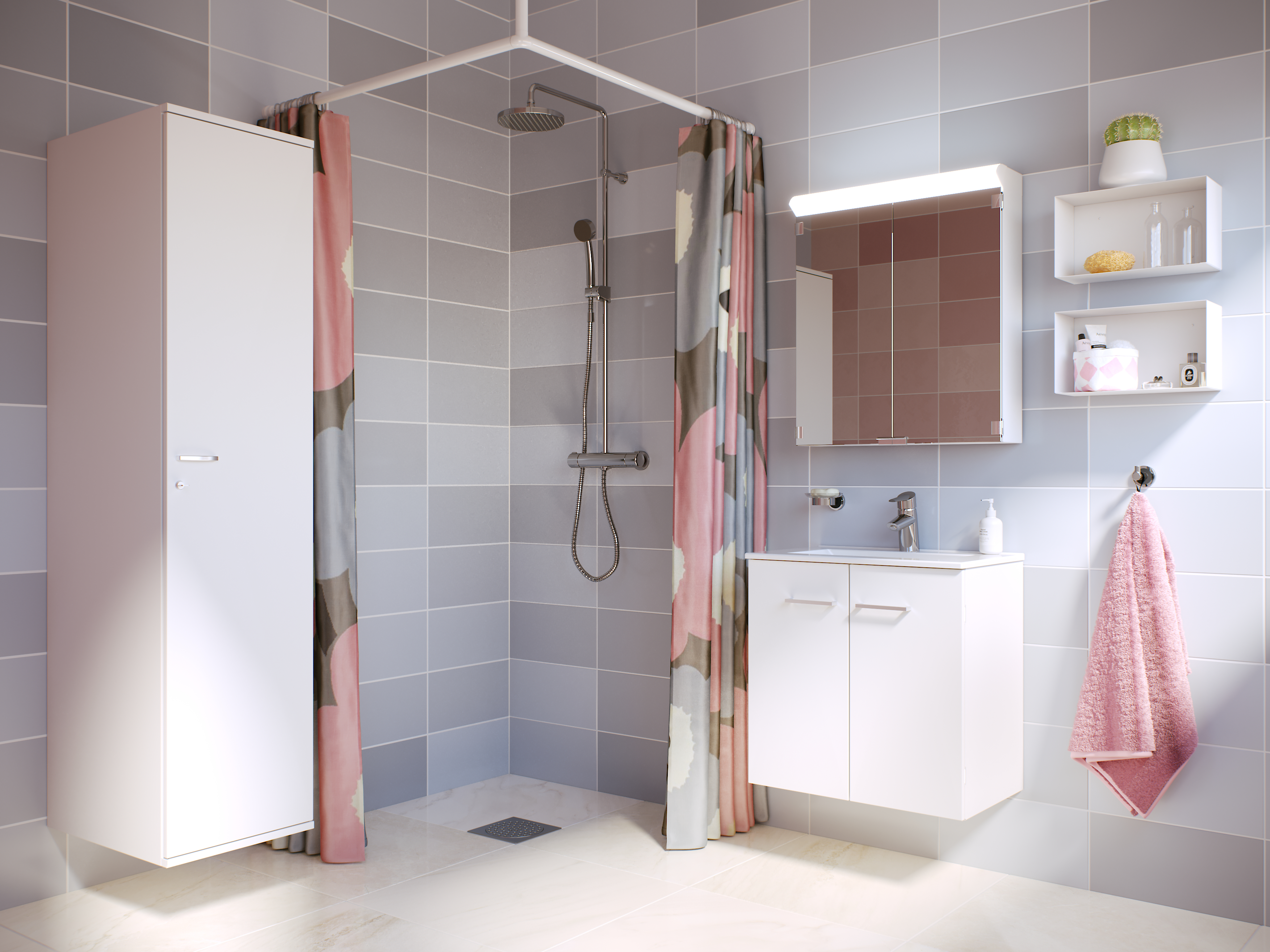 polaria Wash basin cabinet stila soft close 500