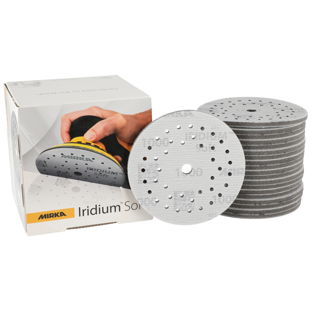 mirka Sandingdisc mirka iridium soft 125mm grip multifit 1500 20pcs