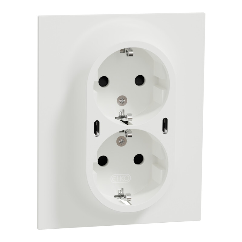 ELKO One Dobbelstikk 2X Usb C Pd Lader