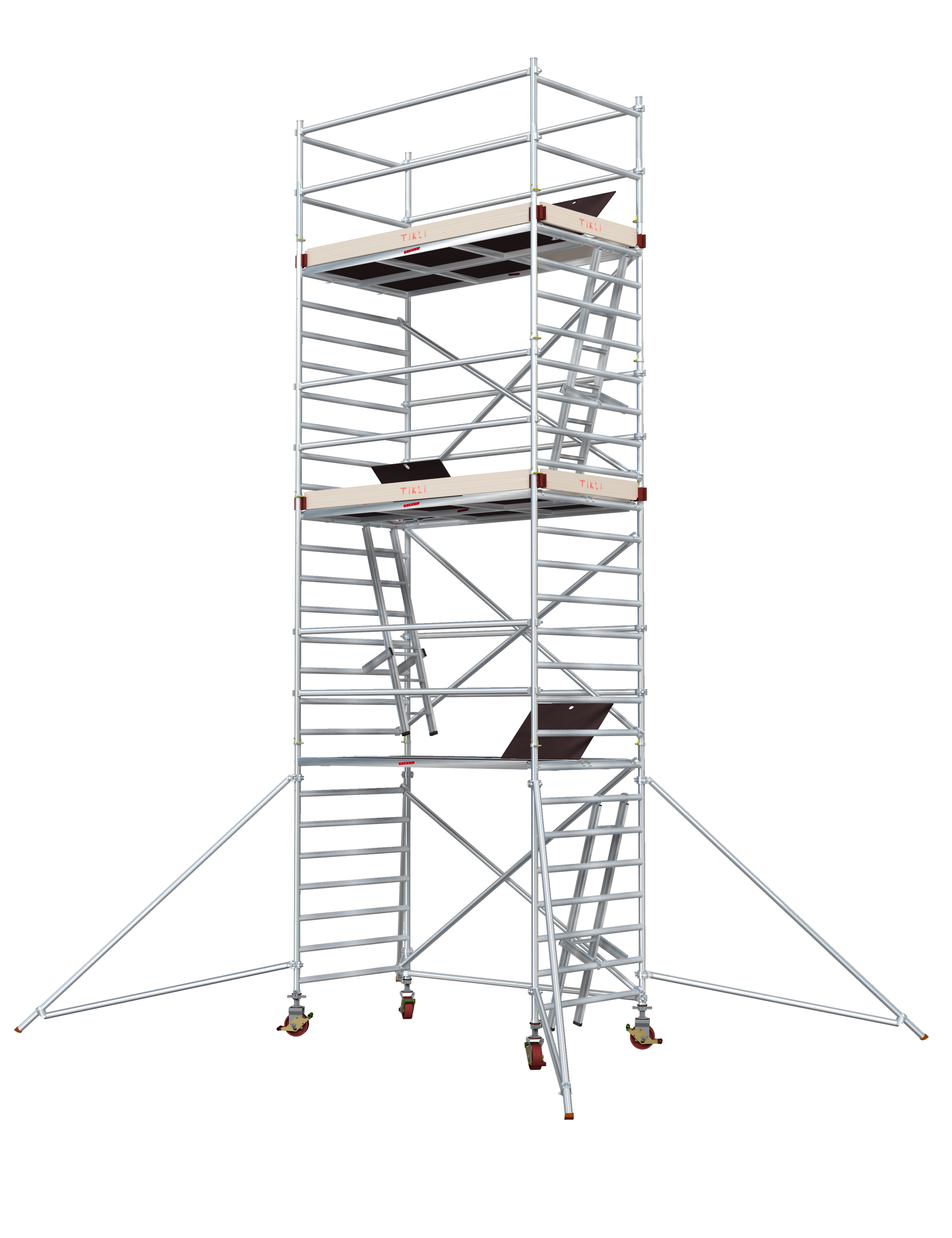 SCAFFOLD TIKLI JUMBO PRO 6,5M PLATFORMHEIGHT 6,5M(250X130)CM
