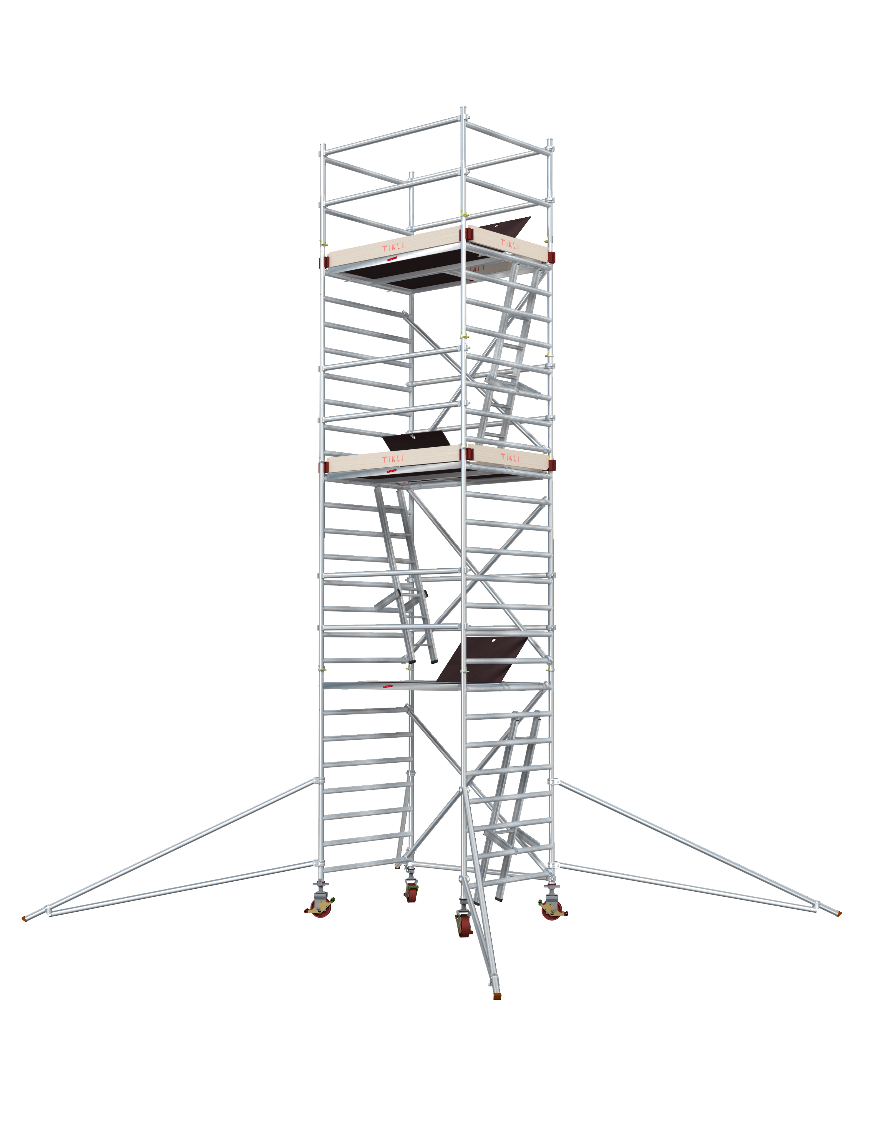 ALUMINIUM SCAFFOLD TIKLI JUMBO 9978-6 PRO PLATFORMHEIGHT 6,5M