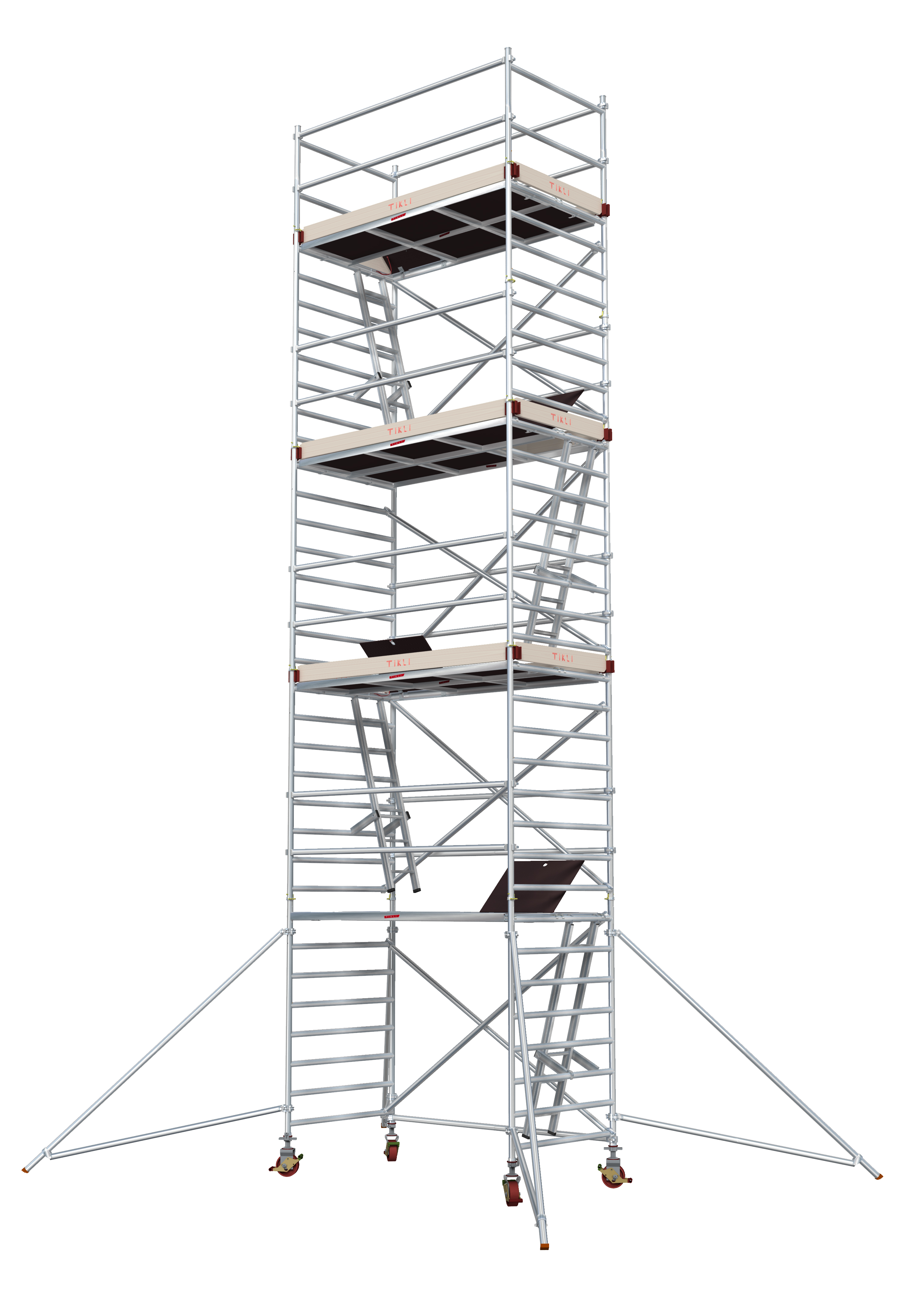 tikli Aluminium scaffold tikli jumbo 9900-8 pro platformheight 8,5m