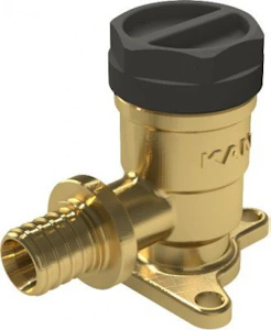 kan-therm Alkūnė 90° žalv.su tvirt. 20x1/2", ilga l = 52,5mm