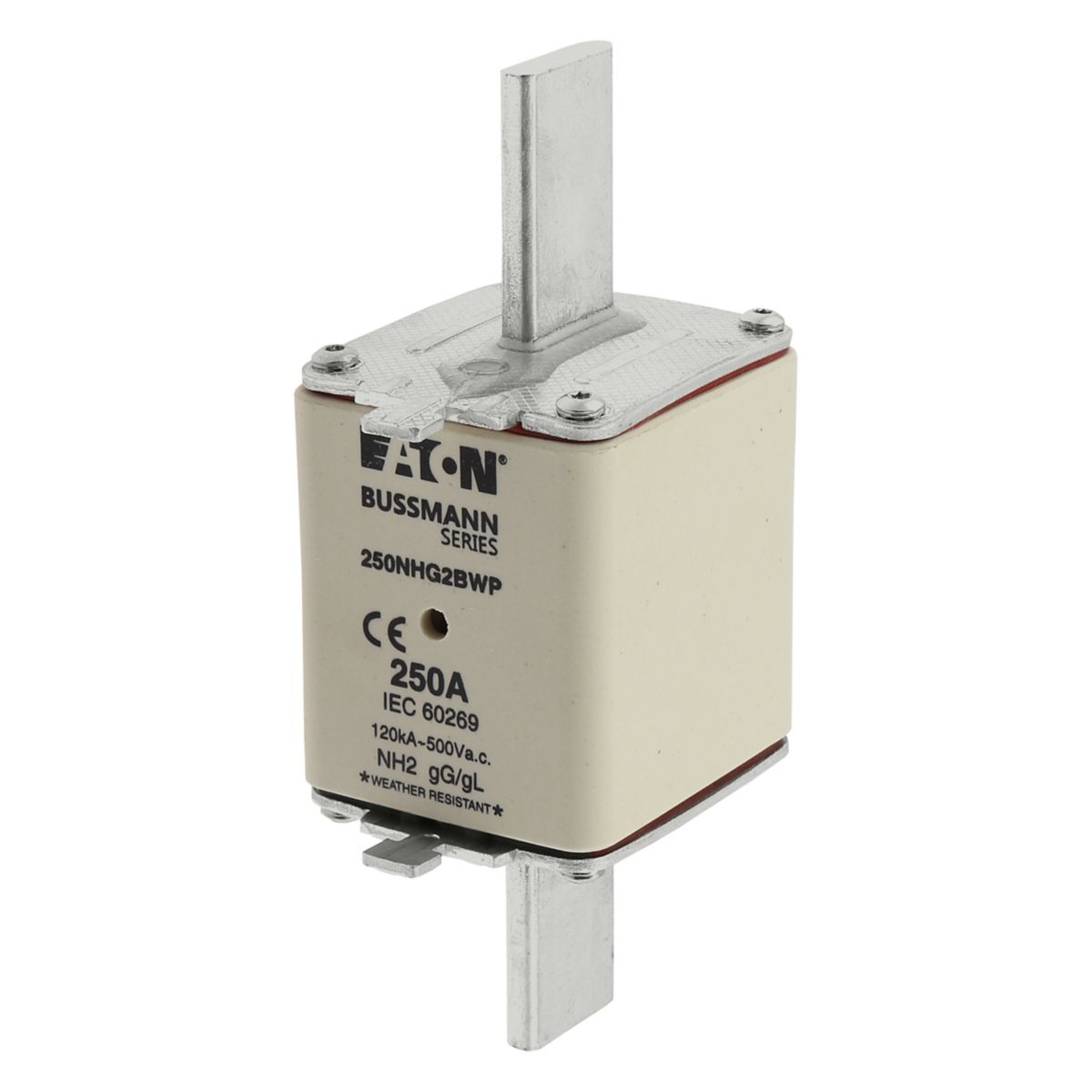 VÆRBESTANDIG NH SMELTESIKRING LV, 250 A, AC 500 V, NH2