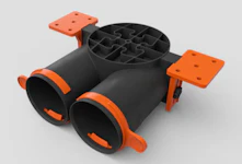 DIFUZORIAUS PAJUNGIMO DĖŽĖ SLIM BOX DN125-2X75