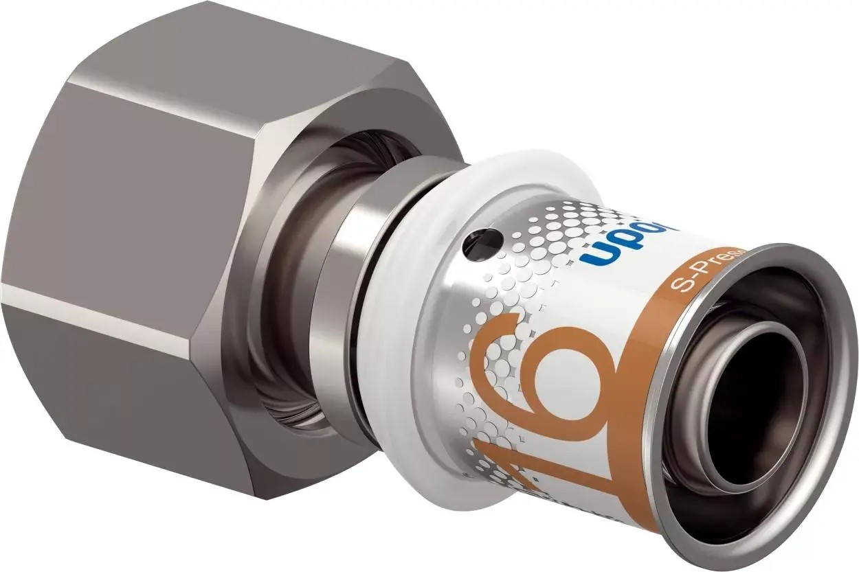 UPONOR S-PRESS PLUS OTSIK PÖÖRDMUTRIGA 16-G1/2"FT UNI-C