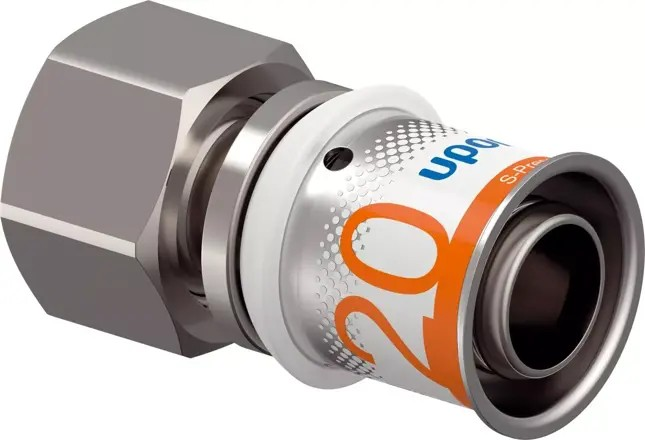 UPONOR S-PRESS PLUS OTSIK PÖÖRDMUTRIGA 20-G1/2"FT UNI-C