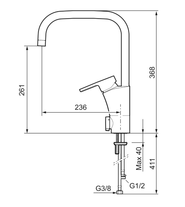 mora armatur Kitchen mixer mora 332071 mmix ii w.dmv