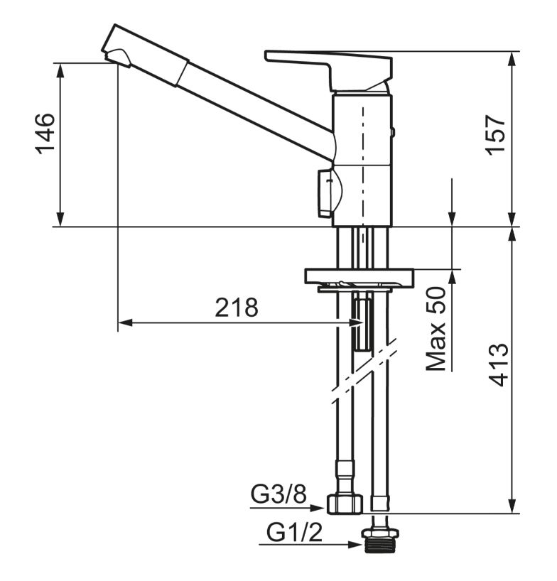 mora armatur Kitchen mixer mora 332251 mmix ii w.dmv