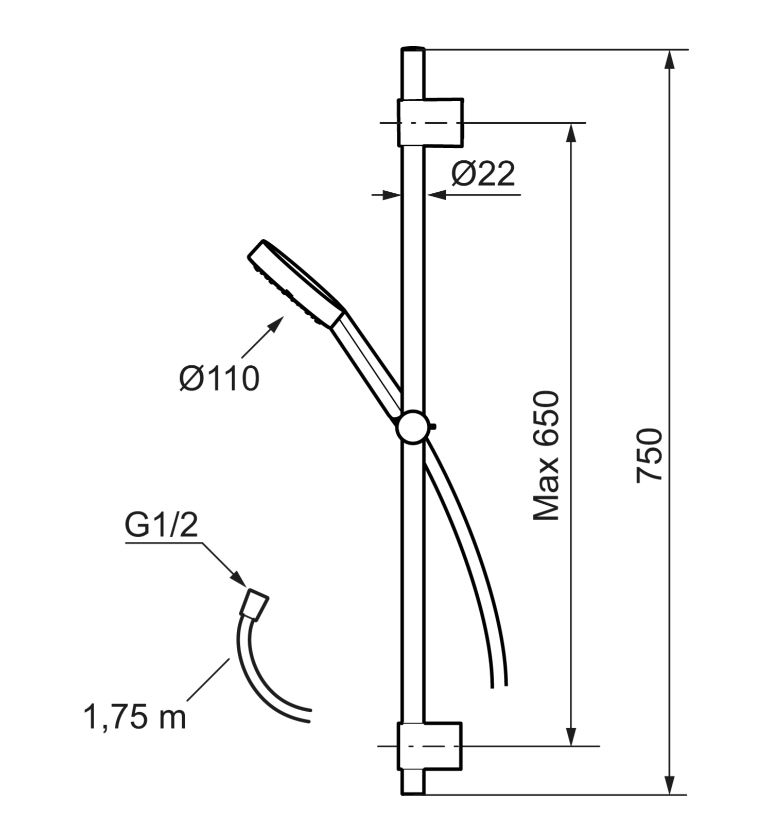 mora armatur Suihkusetti mora 331300 mmix ii