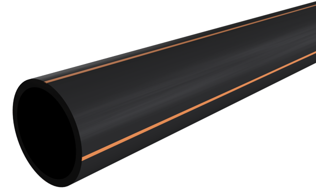 PE-RC PLASTTORU KANAL 63x3,8 6m PE100 RC PN10 PR.TRI