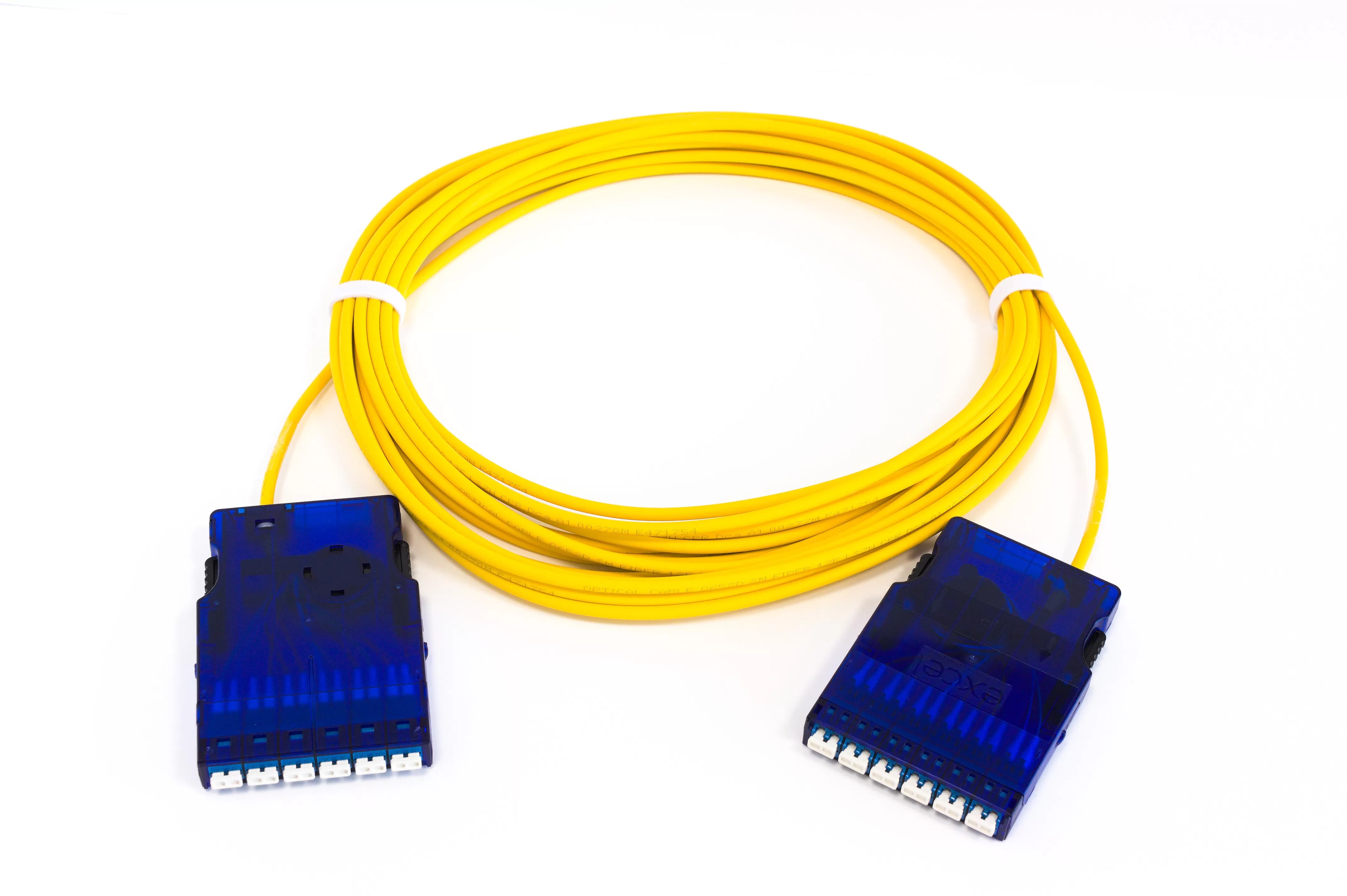 EXCEL 6 PORT (12 FIBRE) OS2 LC MODULE2MODULE CABLE 20M, DCA