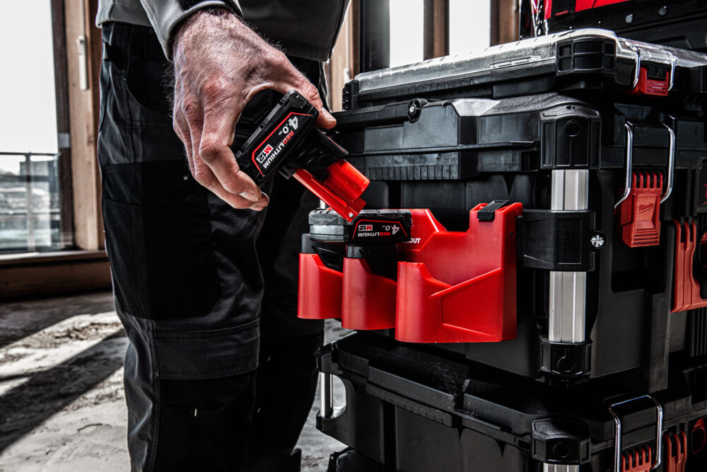milwaukee Batterihållare milwaukee m12 sidofäste