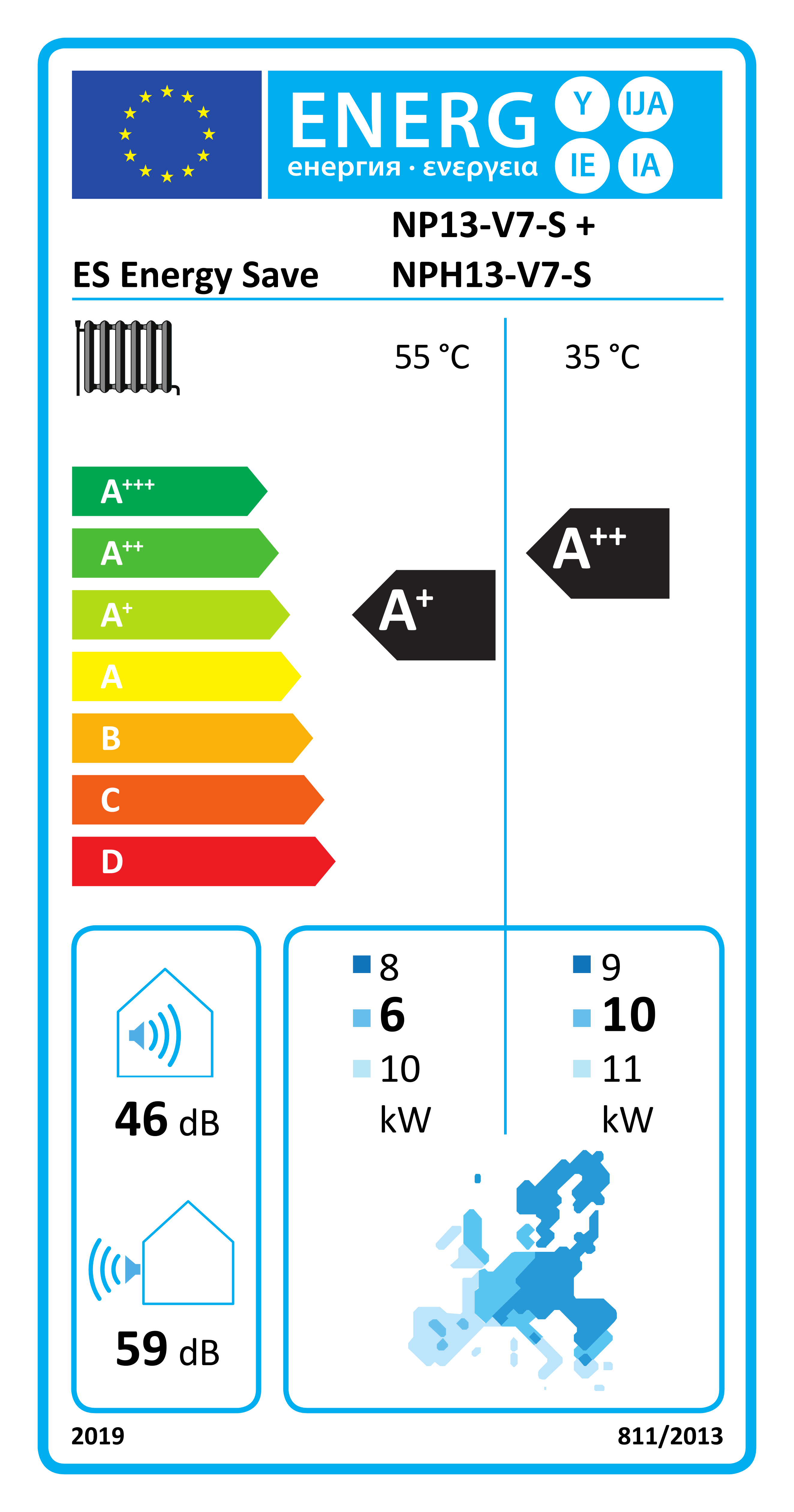 energy save Lämpöpumppu energy save np13-v7-s nordic 13kw ulkoyks.