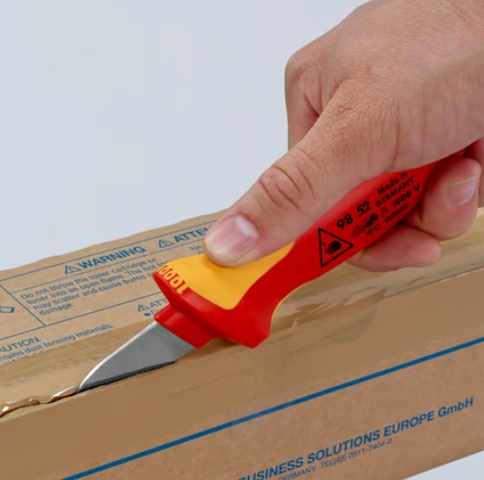 knipex Kabelkniv 1000v - 180mm,9852sb