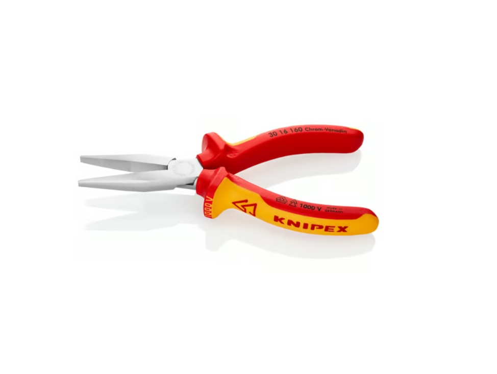 knipex Flacktång 1000v,160mm,din5745