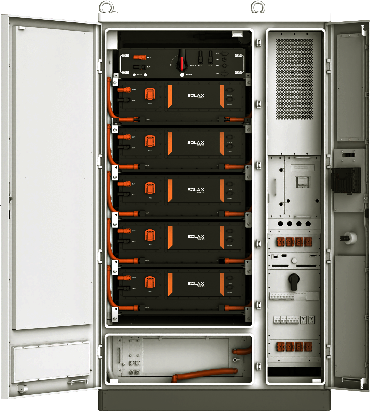 solax Pv konteineraku solax 261kwh 125kw salvestiga