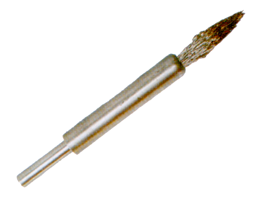 END STEEL BRUSH 10MMX0,30MM INOX, 6MM SHANK