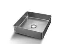WASHBASIN TAMMIHOLMA INOX SS BRUSHE STEEL 400x400mm