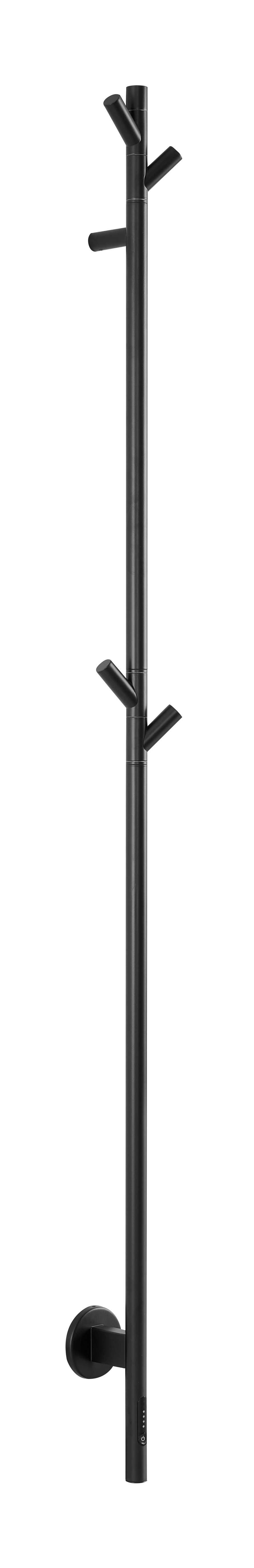 TOWEL DRYER TAMMIHOLMA INOX 17W MATT BLACK 1600x85mm
