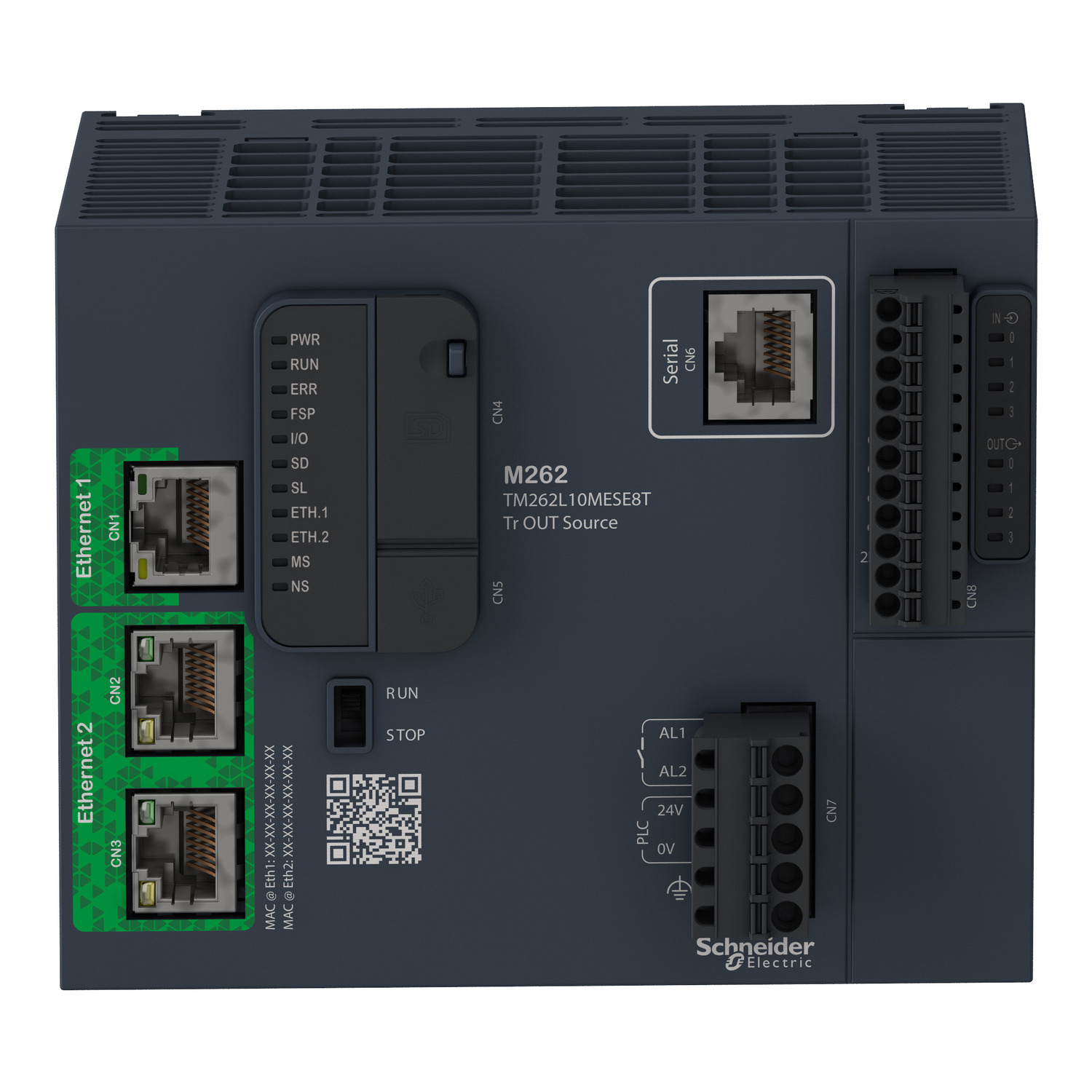 schneider electric Kontrolleri modicon logiikkaohjain m262, 5ns, eth