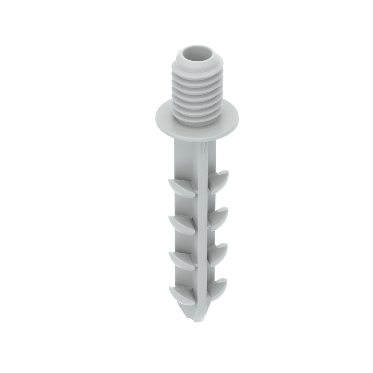 IESPIEŽAMS PLASTMASAS DĪBELIS 6x30mm M6 100gab.