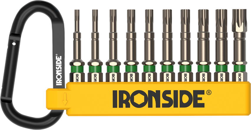 ironside Bit sats ironside 50mm ph pz karbinhake klämma 10-del