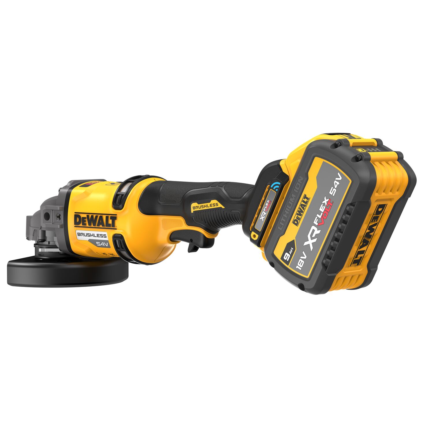 dewalt Akkukulmahiomakone dewalt dcg418shdx2 54v 125mm 2x9ah
