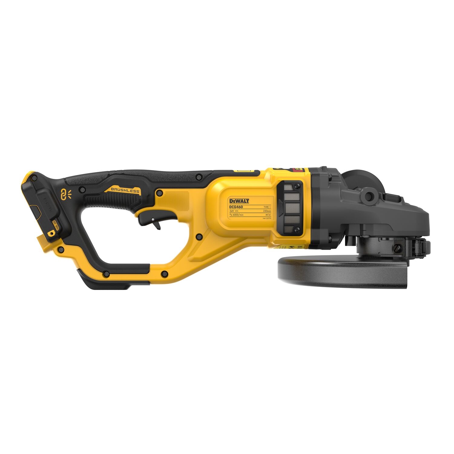 dewalt Anglegrinder dewalt dcg460nk 54v 230mm bare kitbox