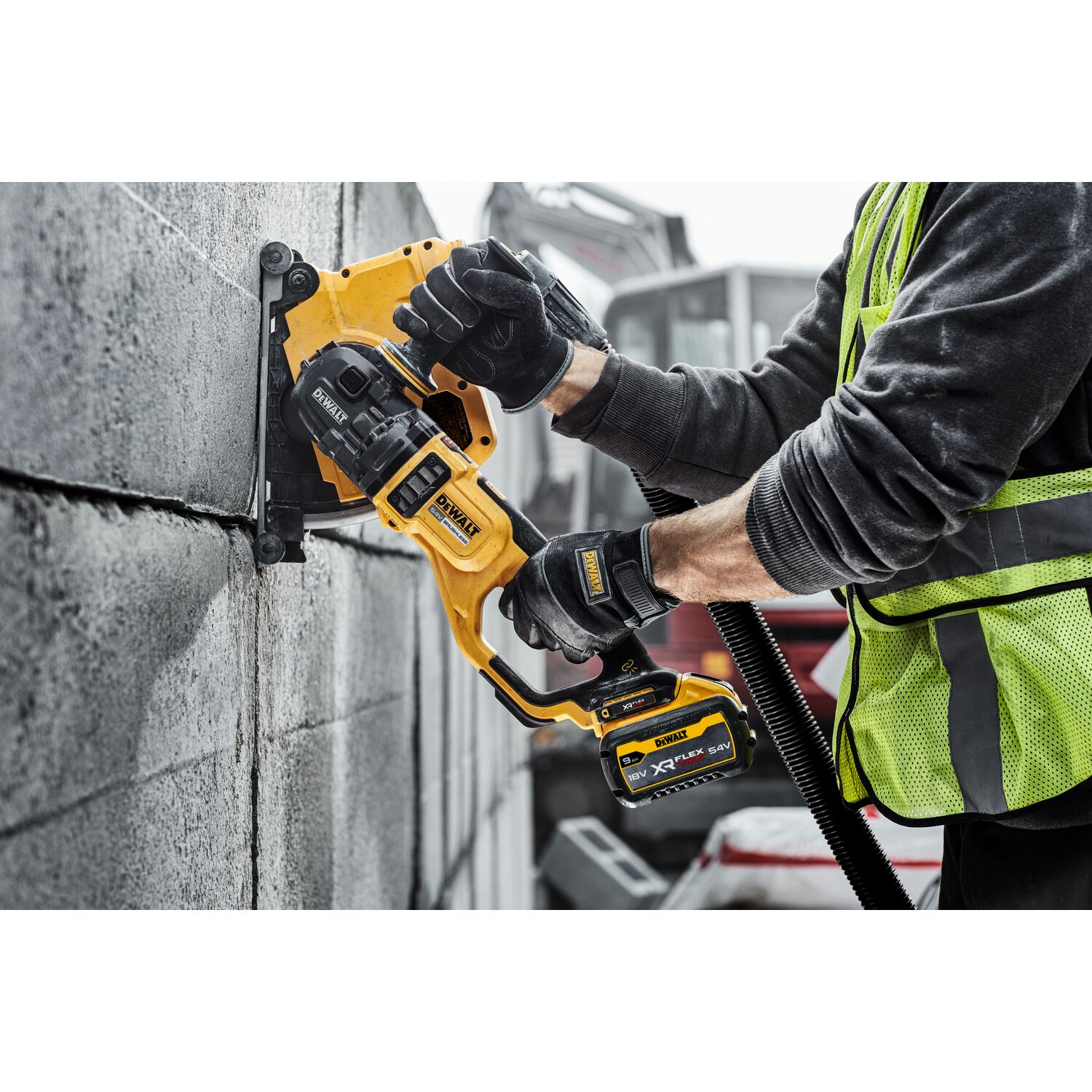 dewalt Anglegrinder dewalt dcg460nk 54v 230mm bare kitbox