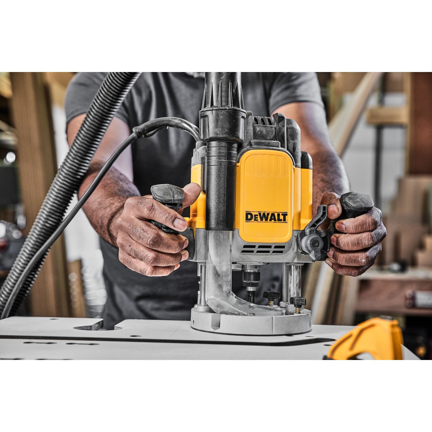 dewalt Handöverfräs dewalt dwe625kt 230v 12mm 2300w tstak vi
