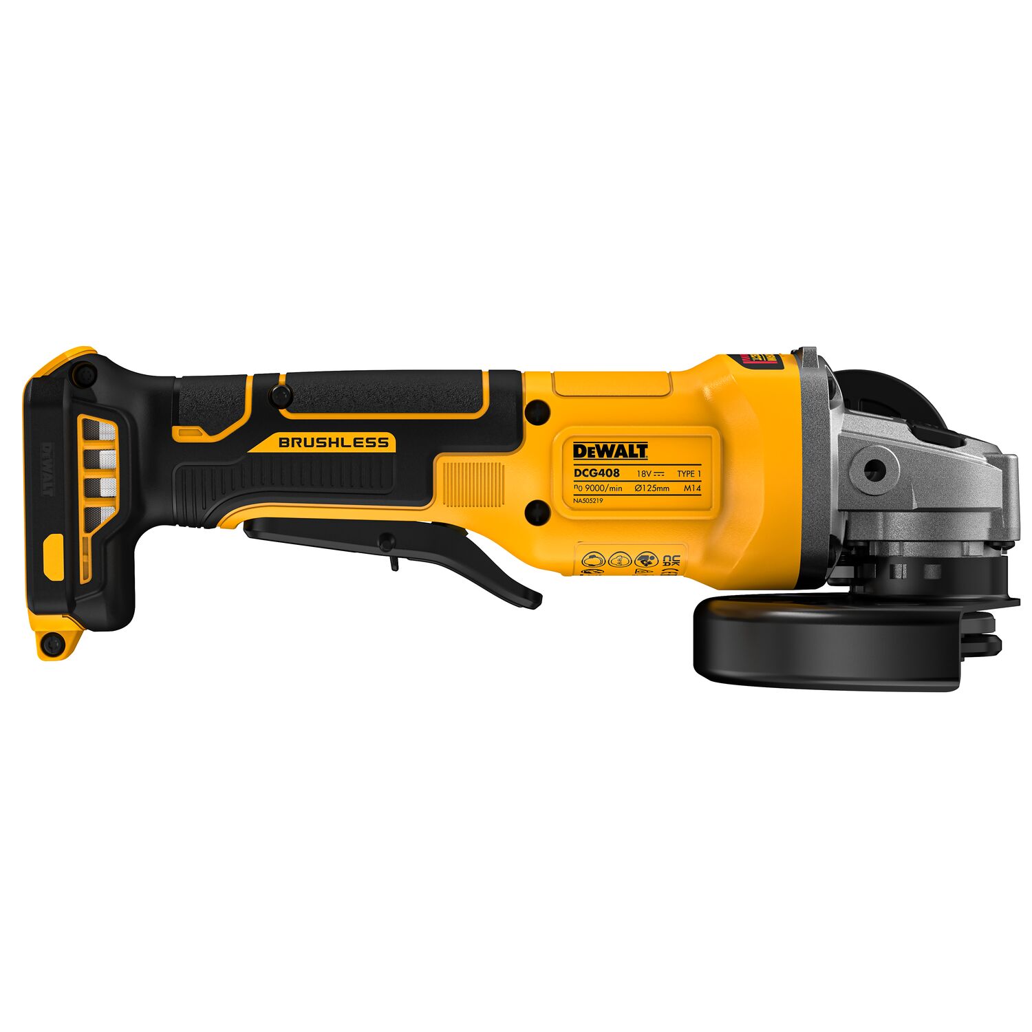 dewalt Akkukulmahiomakone dewalt dcg408nt 18v 125mm runko tstak
