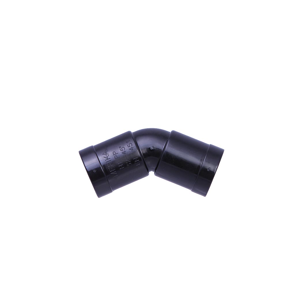 merika Ht-pp muffvinkelkoppl. merika l+ 32x45 svart b2125