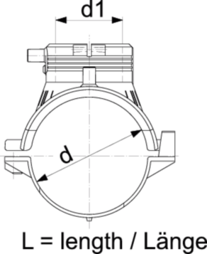 georg fischer Electrofusion saddle gf 160x63 pn16 water