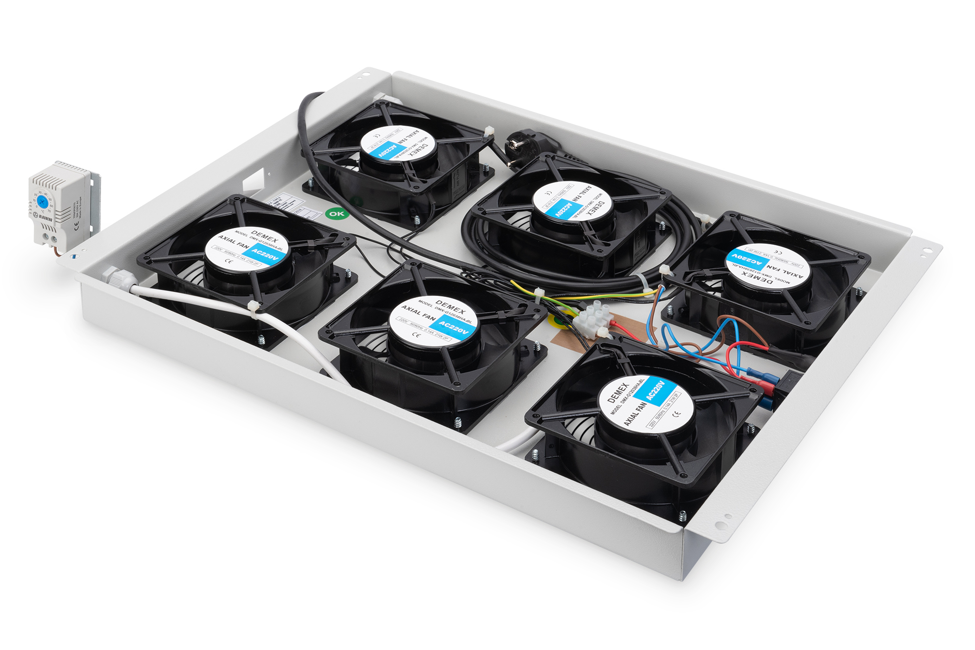 digitus Fläkt digitus 49dn-19 fan-6-srv