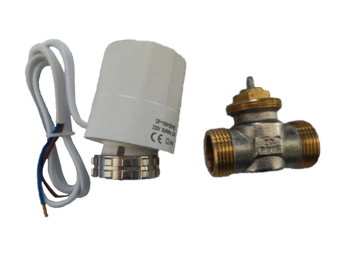 2-TEE VENTIIL 3/4" KEERMEGA KOOS 220-240V AJAMIGA